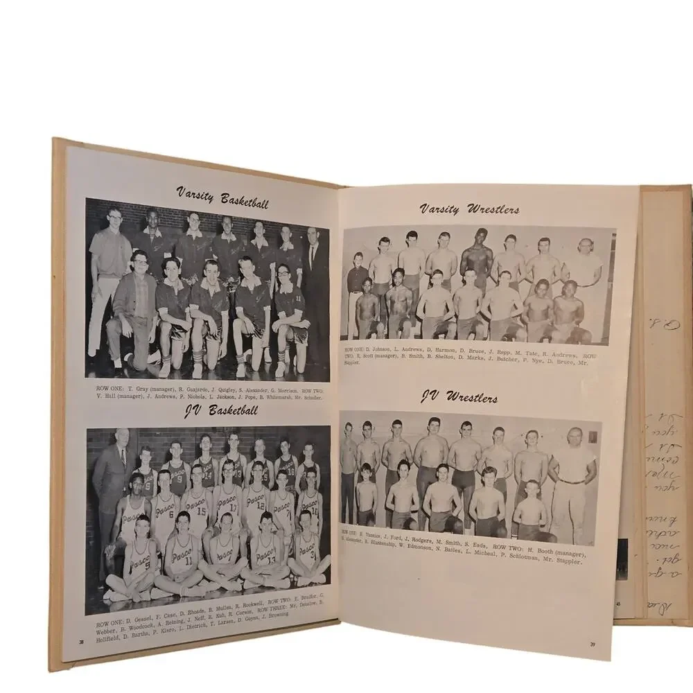 Vintage 1963 McLoughlin Junior High School Yearbook Pasco WA Tumbleweed